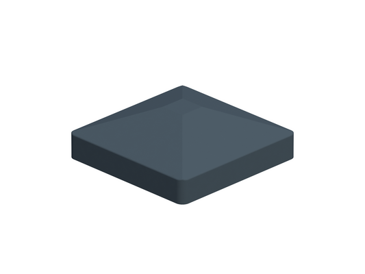 Alu Pfostenkappe Pyramide 87x87mm