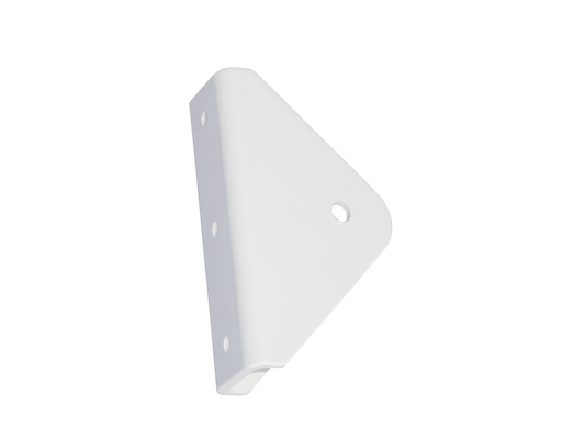 PVC Elementhalter inkl. Bohrschrauben - Weiß