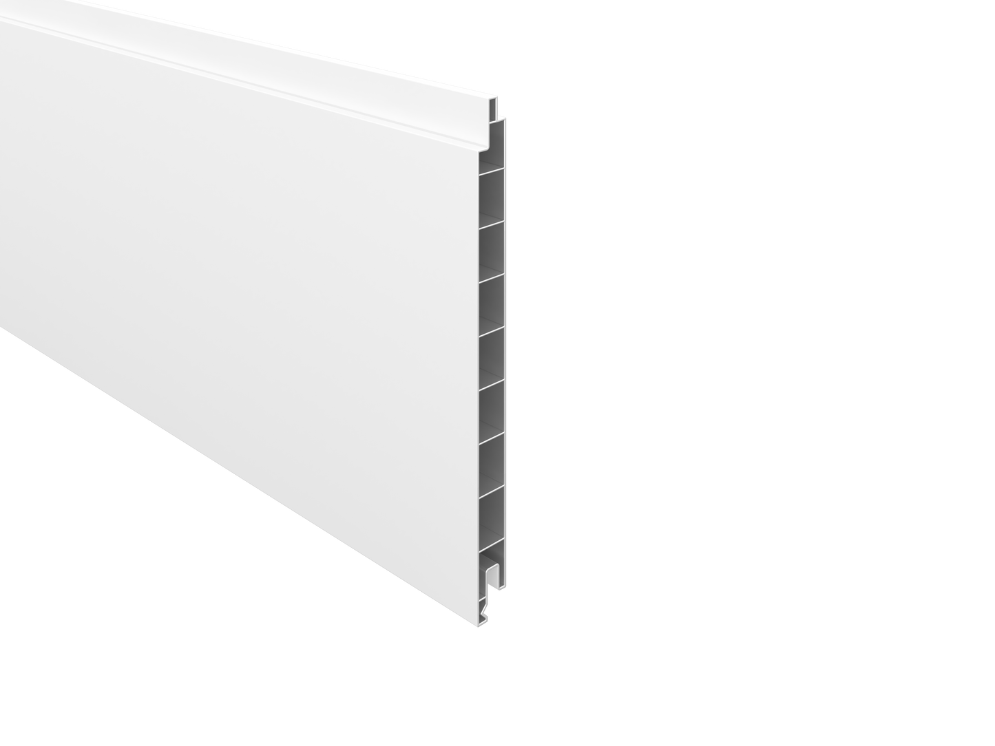 PVC-Füllprofil 200 x 17mm x 176cm - Weiß