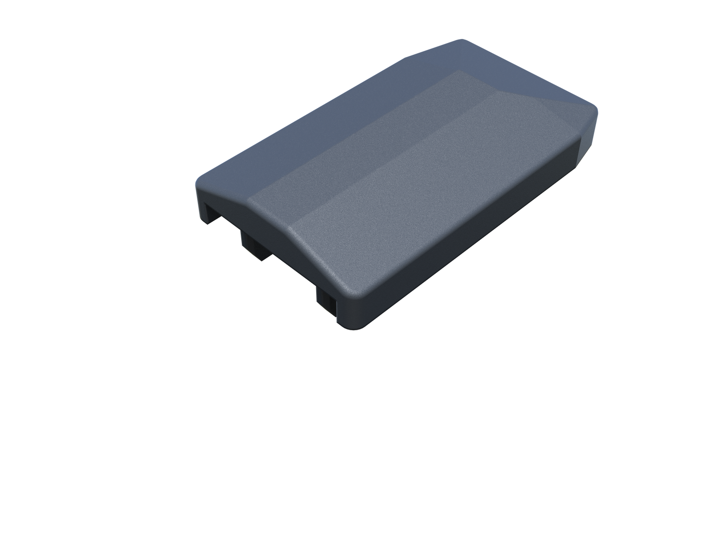 Abdeckkappe 50 x 25mm - Anthrazitgrau