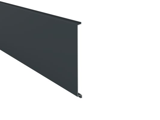 Alu-Füllprofil 200 x 17mm x 200cm - Anthrazitgrau