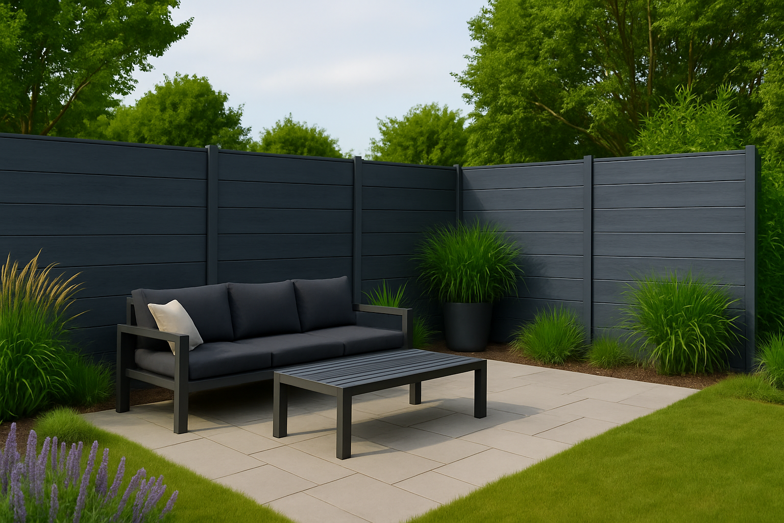 Sichtschutzzaun Design-Ideen